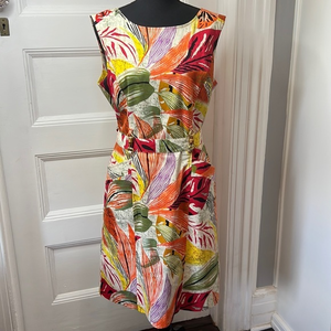 ELLEN TRACY WOMENS FLORAL DRESS SIZE‎ 12 NEW WITHOUT TAGS
